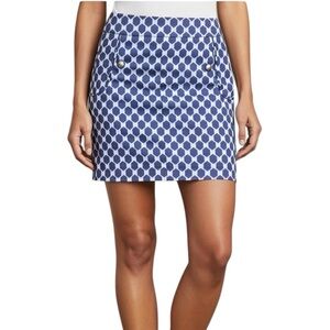 LOFT Hexagonal Geo Print Studded Pencil Skirt